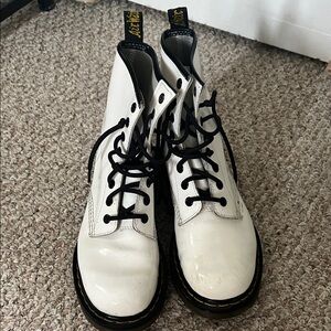 Dr. Martin White Boots